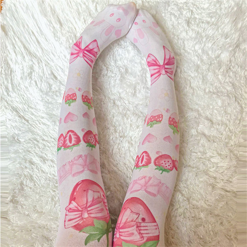 Harajuku Kawaii Strawberry Socks