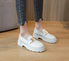 Preppy Style Moon Phil Loafers