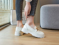 Preppy Style Moon Phil Loafers