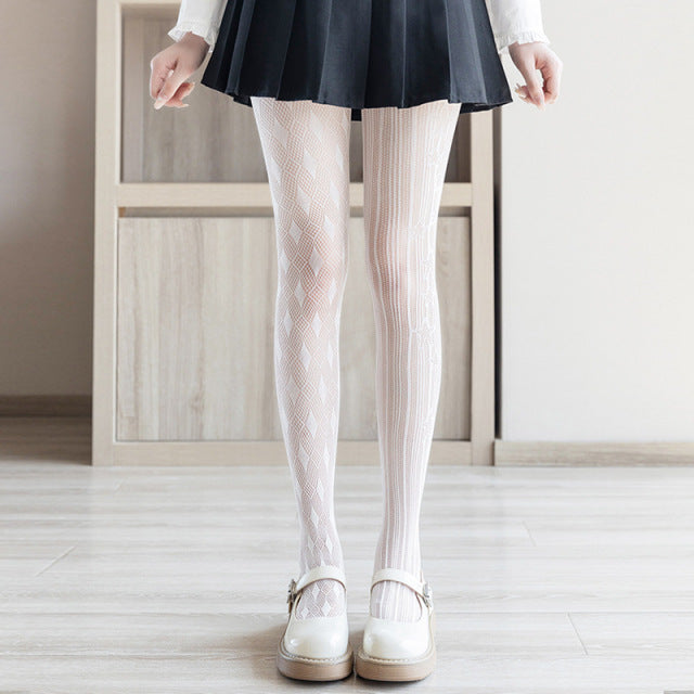 Lolita Stocking Hollow Out Mesh Pantyhose