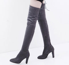 Slim Thigh High Boots for Slim Warm Shoes for Women