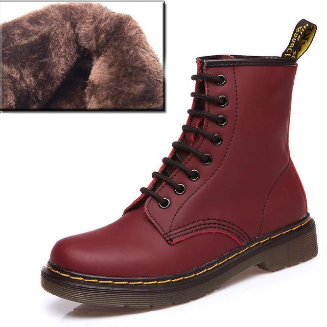 Winter Vintage Martin Combat Boots