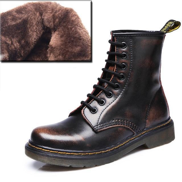 Winter Vintage Martin Combat Boots