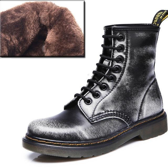 Winter Vintage Martin Combat Boots