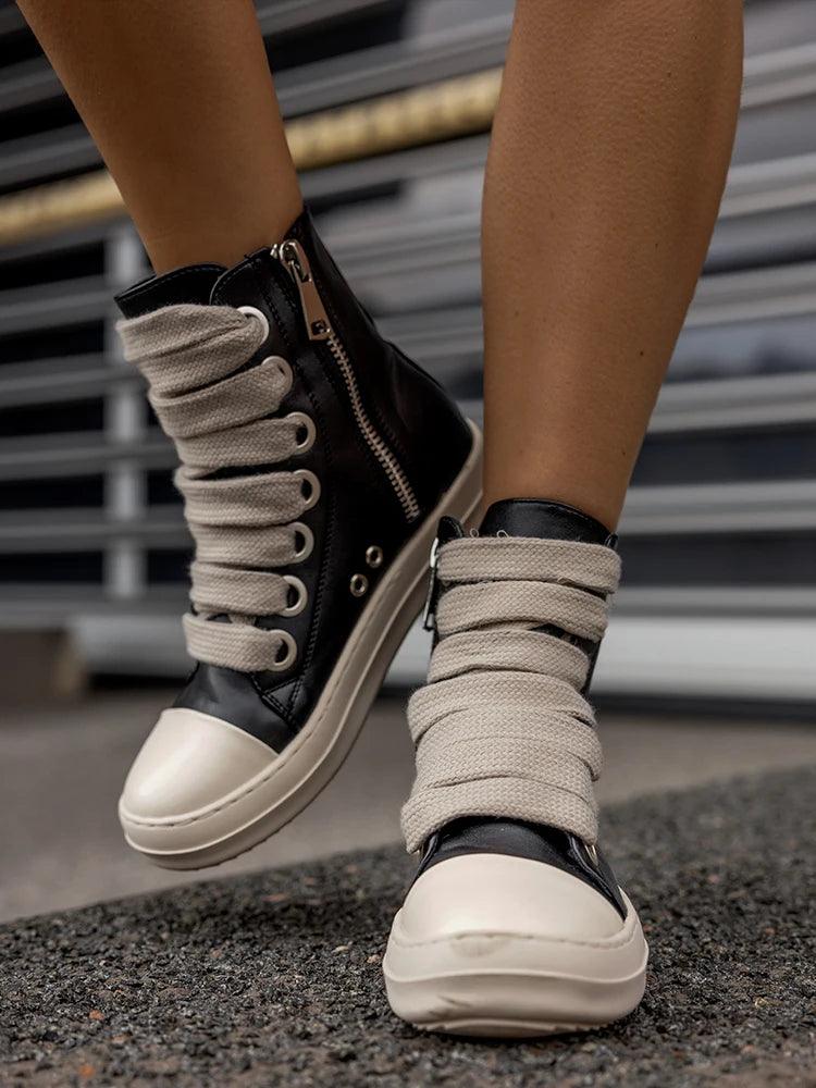 RICK OWENS High Top Sneakers