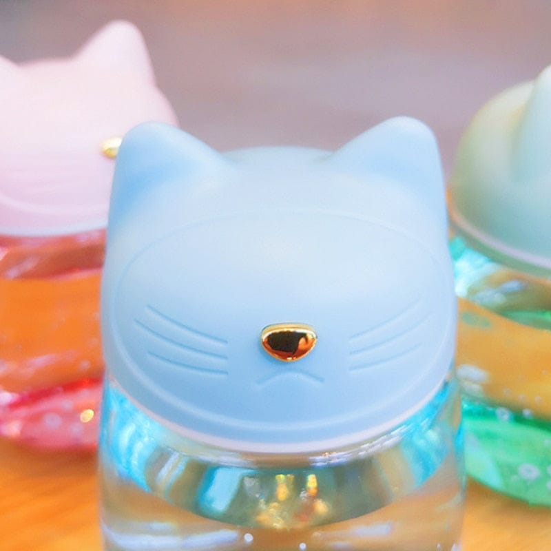 Kawaii Sakura Cat Small Water Bottle