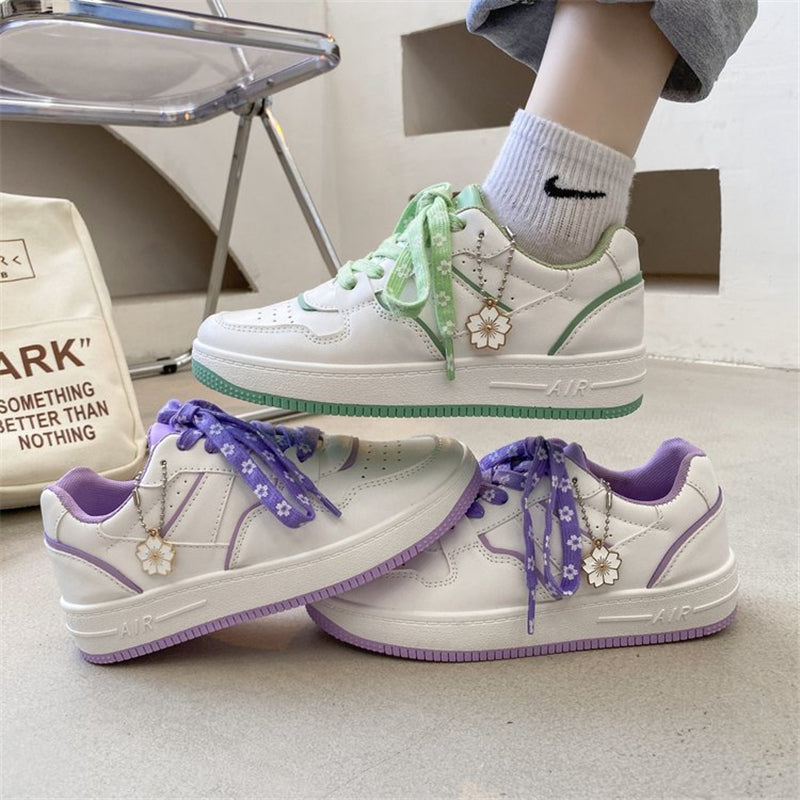 Harajuku Japanese Sakura Sneakers Walking Shoes