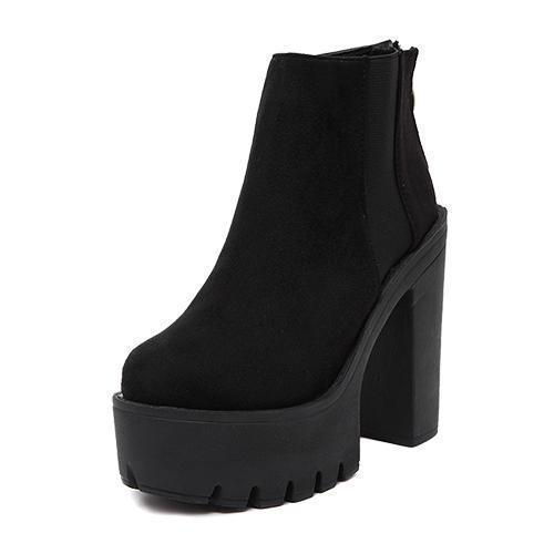 Chelsea Platforms Gothic Ankle Boots