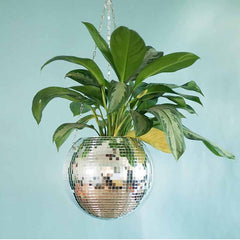 Disco Ball Hanging Pot