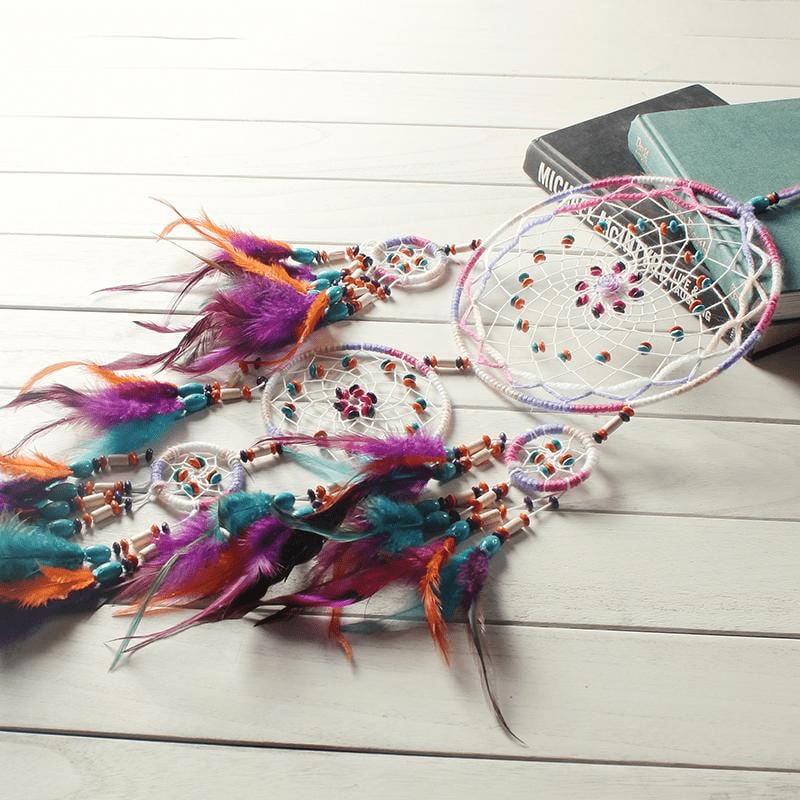 Five Rings Galaxy Dream Catcher