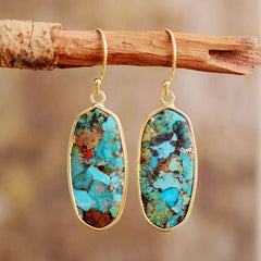 Turquoise Natural Stone Earrings