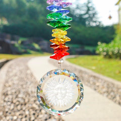Handmade Crystal Glass Chakra Charm
