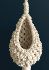 Handmade Woven Hanging Flower Basket
