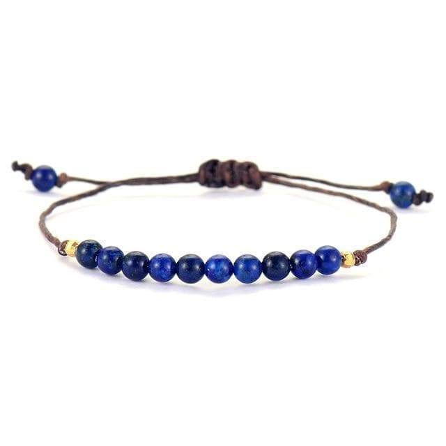 Handmade Natural Tree Agate Stone Adjustable Bracelet