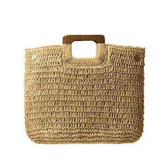 Gunni Knitted Straw Handbag