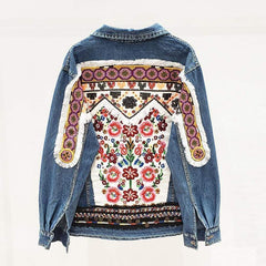 Maya Embroidered Denim Jacket