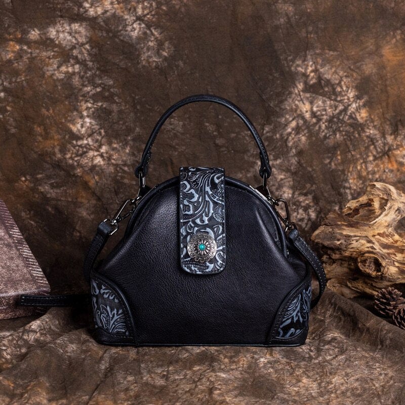 Genuine Leather Vintage Handbag