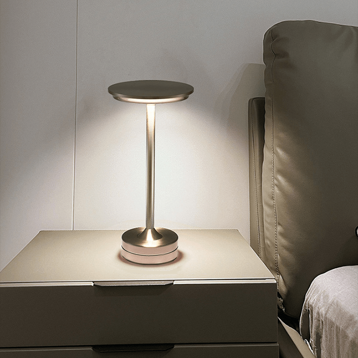 Cordless Metallic LED Table Lamp
