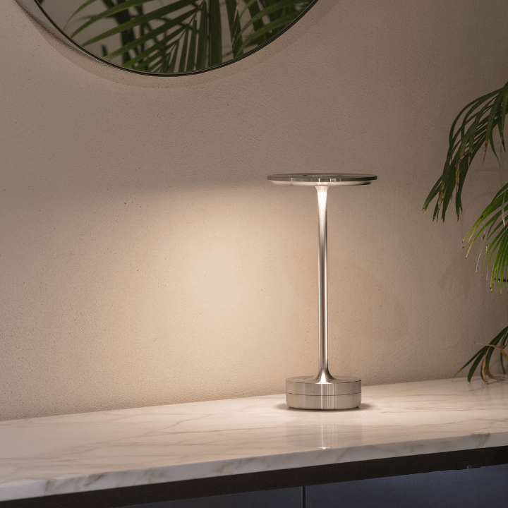 Cordless Metallic LED Table Lamp