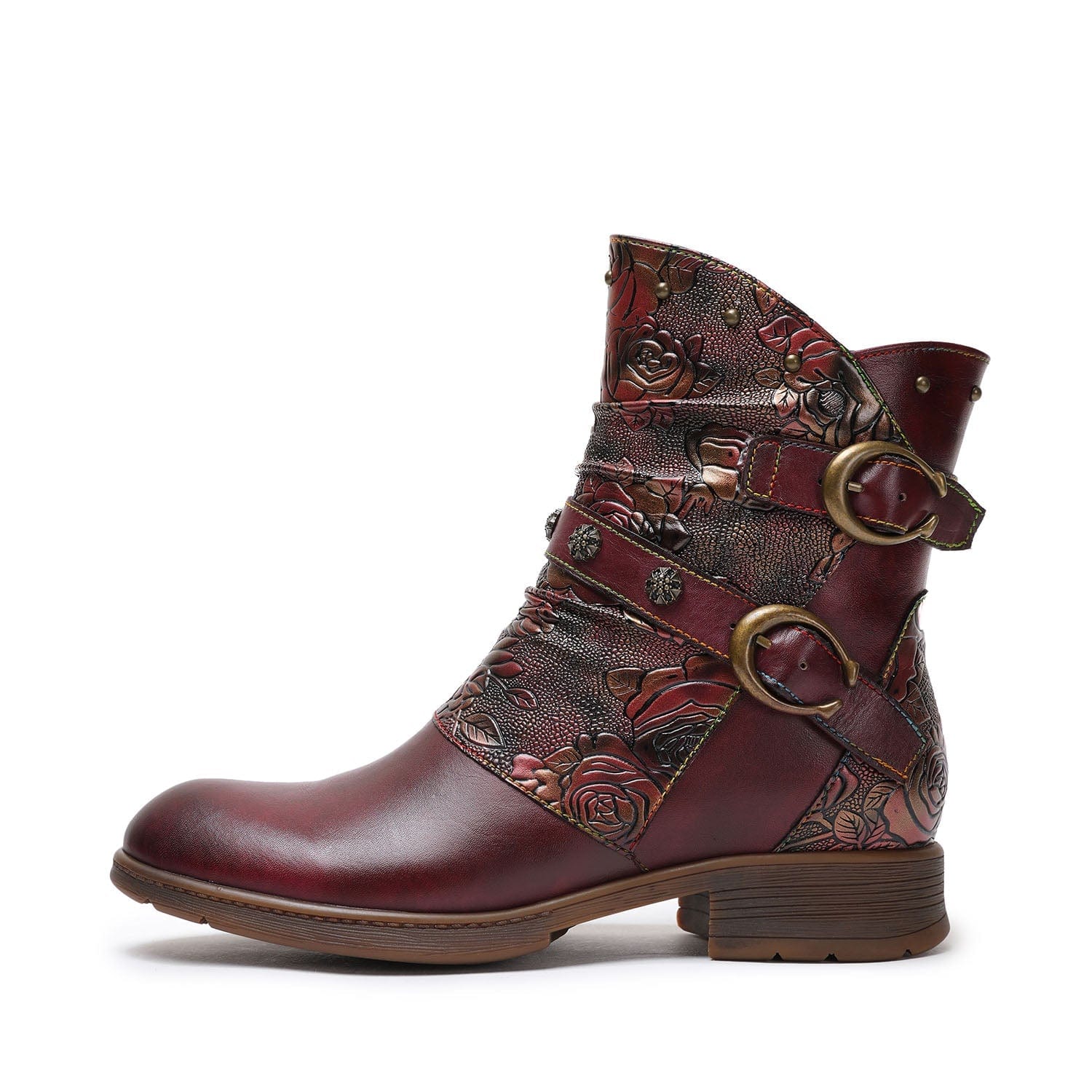 Midnight Wanderer Buckle Boots