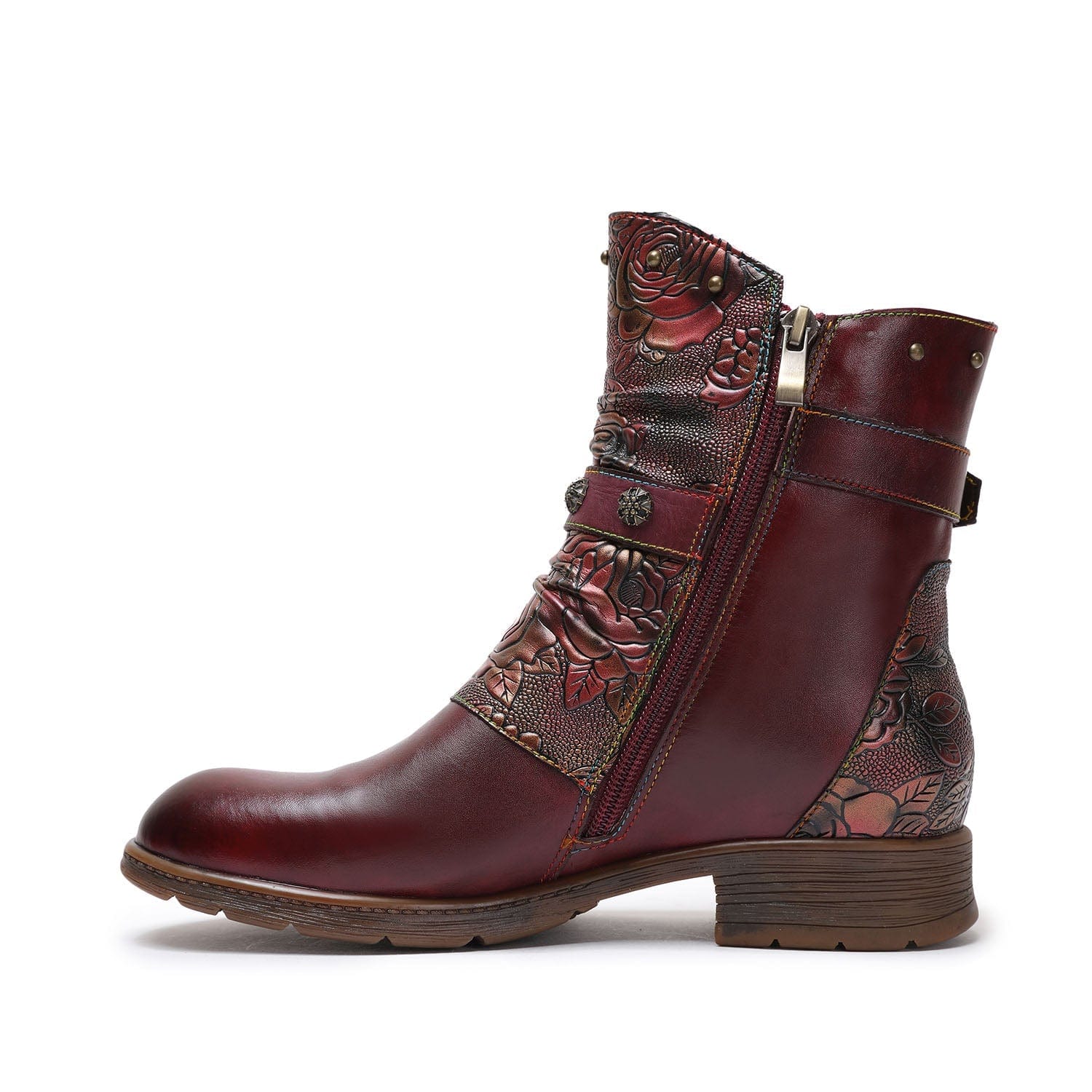 Midnight Wanderer Buckle Boots