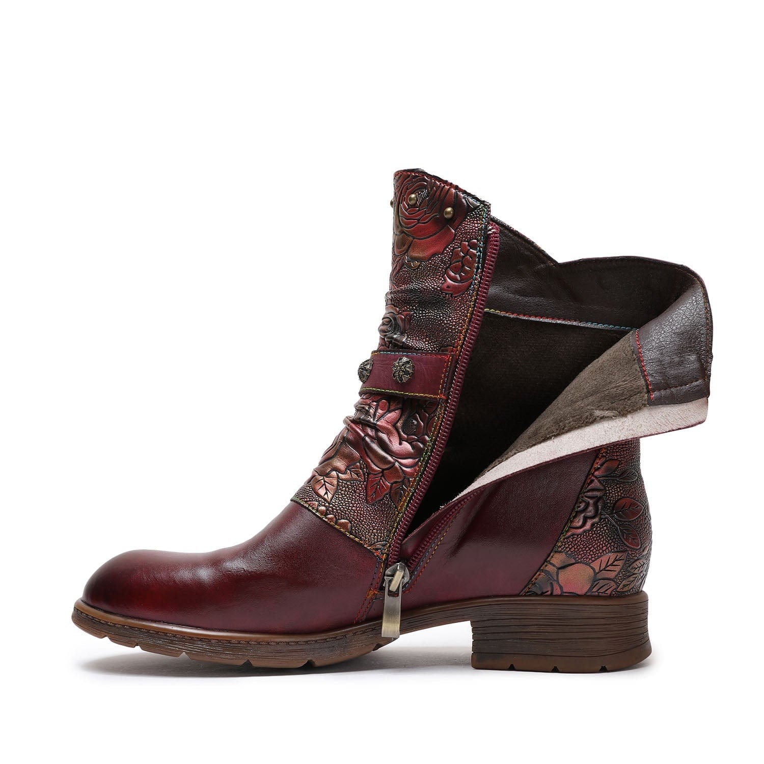 Midnight Wanderer Buckle Boots