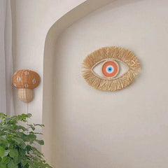 Evil Eye Woven Wall Art
