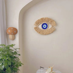 Evil Eye Woven Wall Art