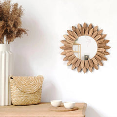 Sunflower Wooden Mirror