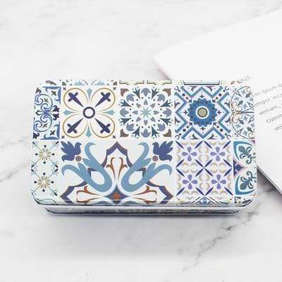 Vintage Geometric Design Organizer Box