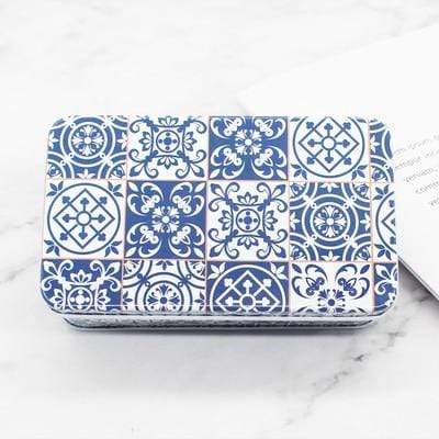 Vintage Geometric Design Organizer Box