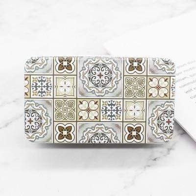 Vintage Geometric Design Organizer Box