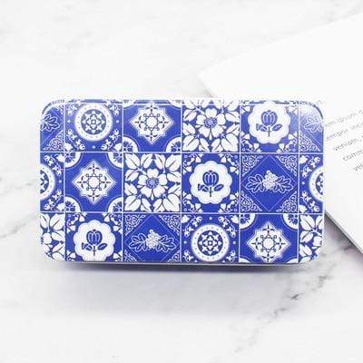 Vintage Geometric Design Organizer Box