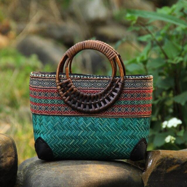 Vintage Bamboo Handbag