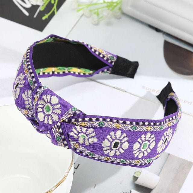 Vintage Cross Knot Headbands