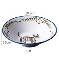 Forest Animals Ceramic Bowls