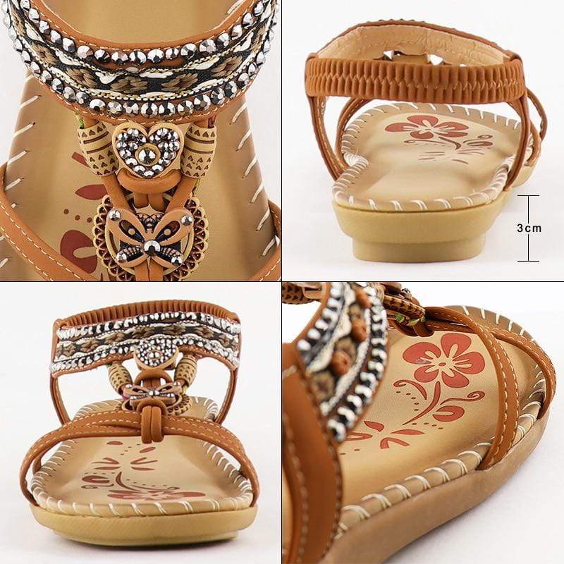 Crystal Soft Summer Sandals