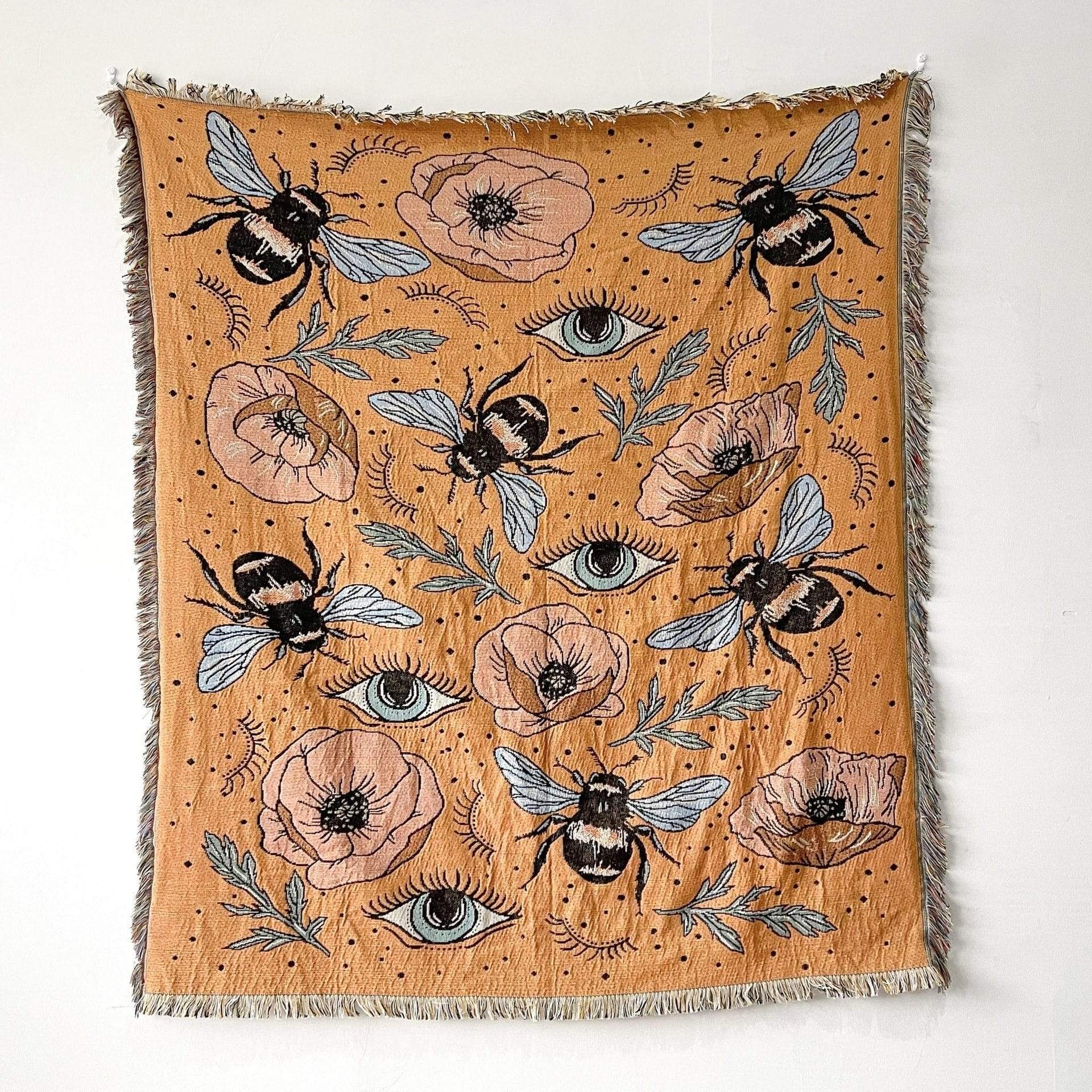 Cute Bees Throw