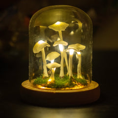 DIY Enchanted Mushroom Forest Lamp