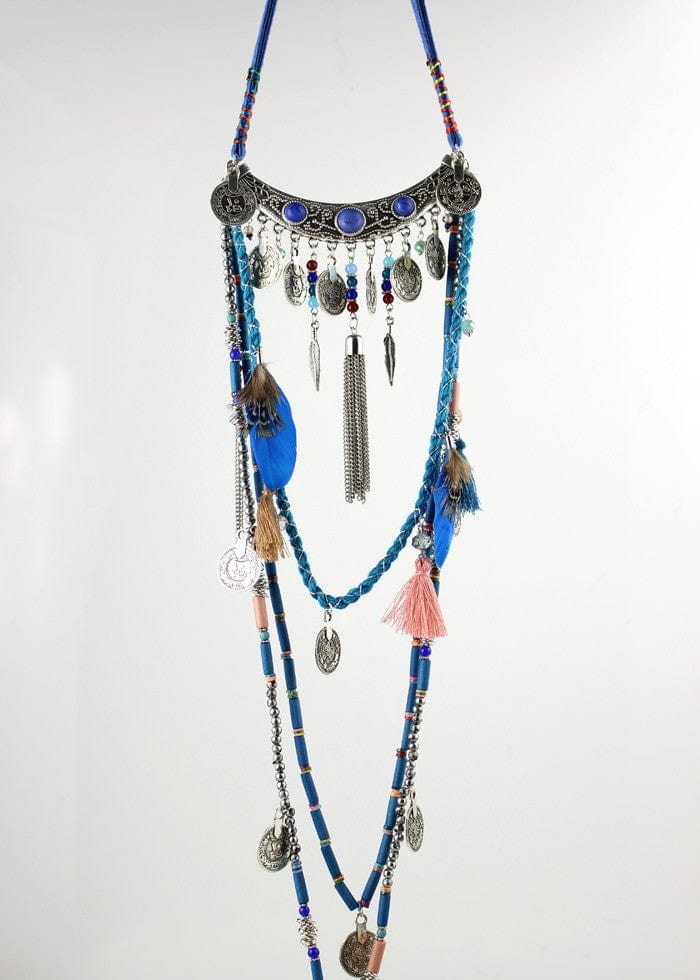 Earthly Gypsy Statement Long Necklace