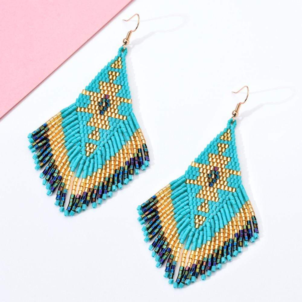 Ethnic Boho Drop Earrings