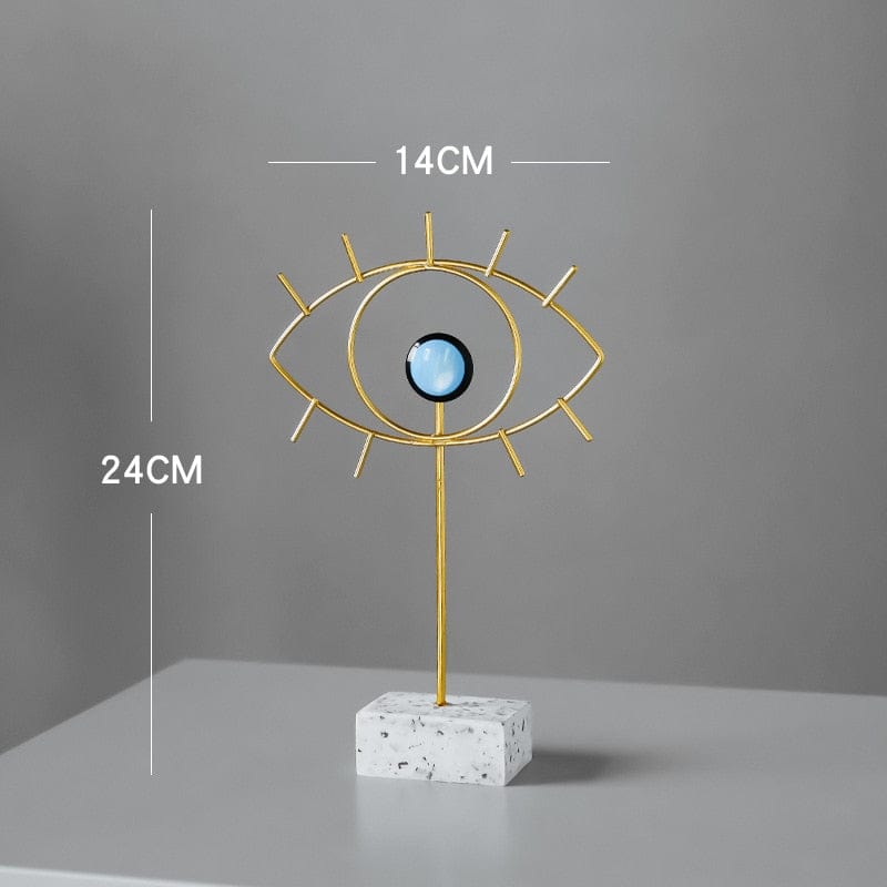 Evil Eye Decor Ornament Figurines