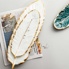 Feather Shape Plate