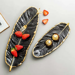 Feather Shape Plate