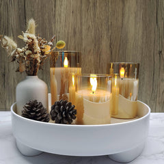 Flameless Candles Set of 3