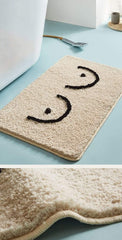 Fluffy Bathroom Mats