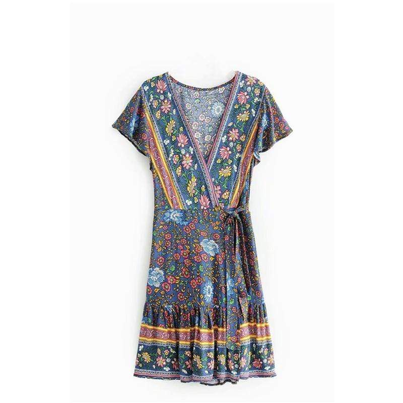 Fynley Vintage Floral Mini Dress