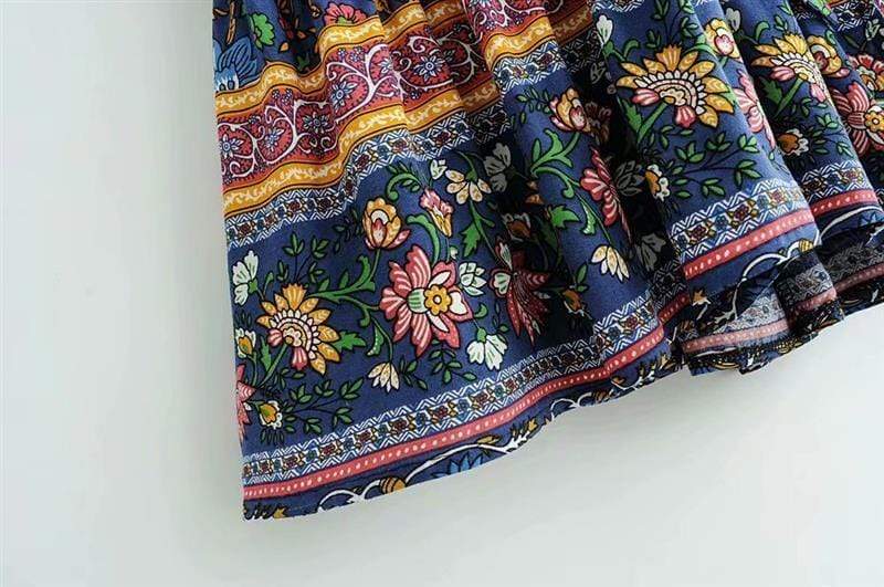 Fynley Vintage Floral Mini Dress