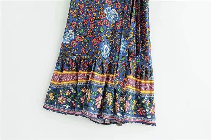 Fynley Vintage Floral Mini Dress