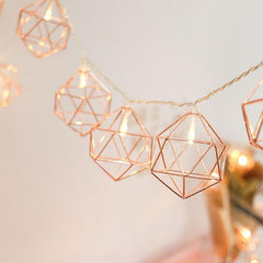 Geometric Hexagon Lights